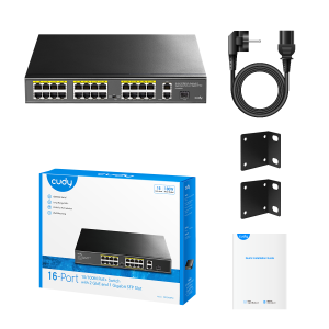 Cudy FS1018PS1 16-Port PoE+ Switch